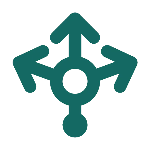 Double Balance Green Arrows Icon