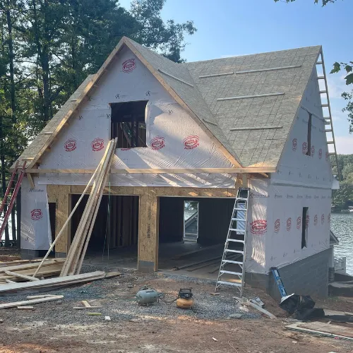 Custom-built home with high-quality materials, a modern design, and expert craftsmanship for a lasting foundation.