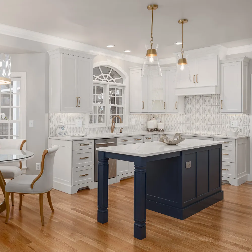 Modern kitchen with high-end finishes, custom cabinetry, and premium countertops designed for functionality and style.