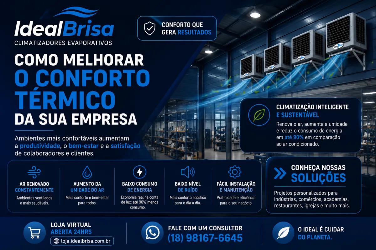 🔥 10 Sinais de que Sua Empresa Precisa de um Climatizador Evaporativo