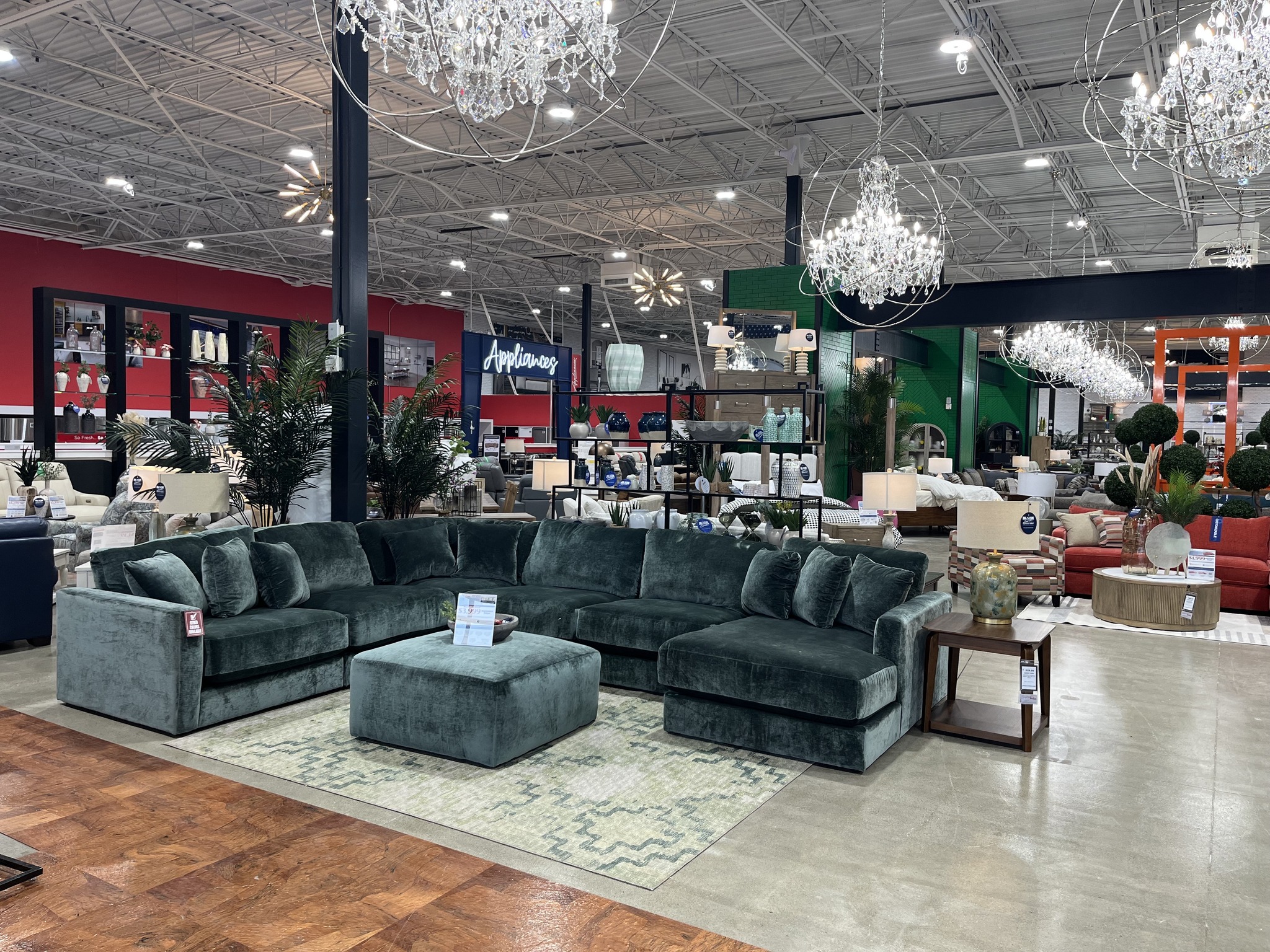 Exterior view of the Buffalo Pacific prototype designed by Drake Architecture, featuring federalist-style architecture with modern elements, including a central dome and spaces for financial, medical, and wellness services.