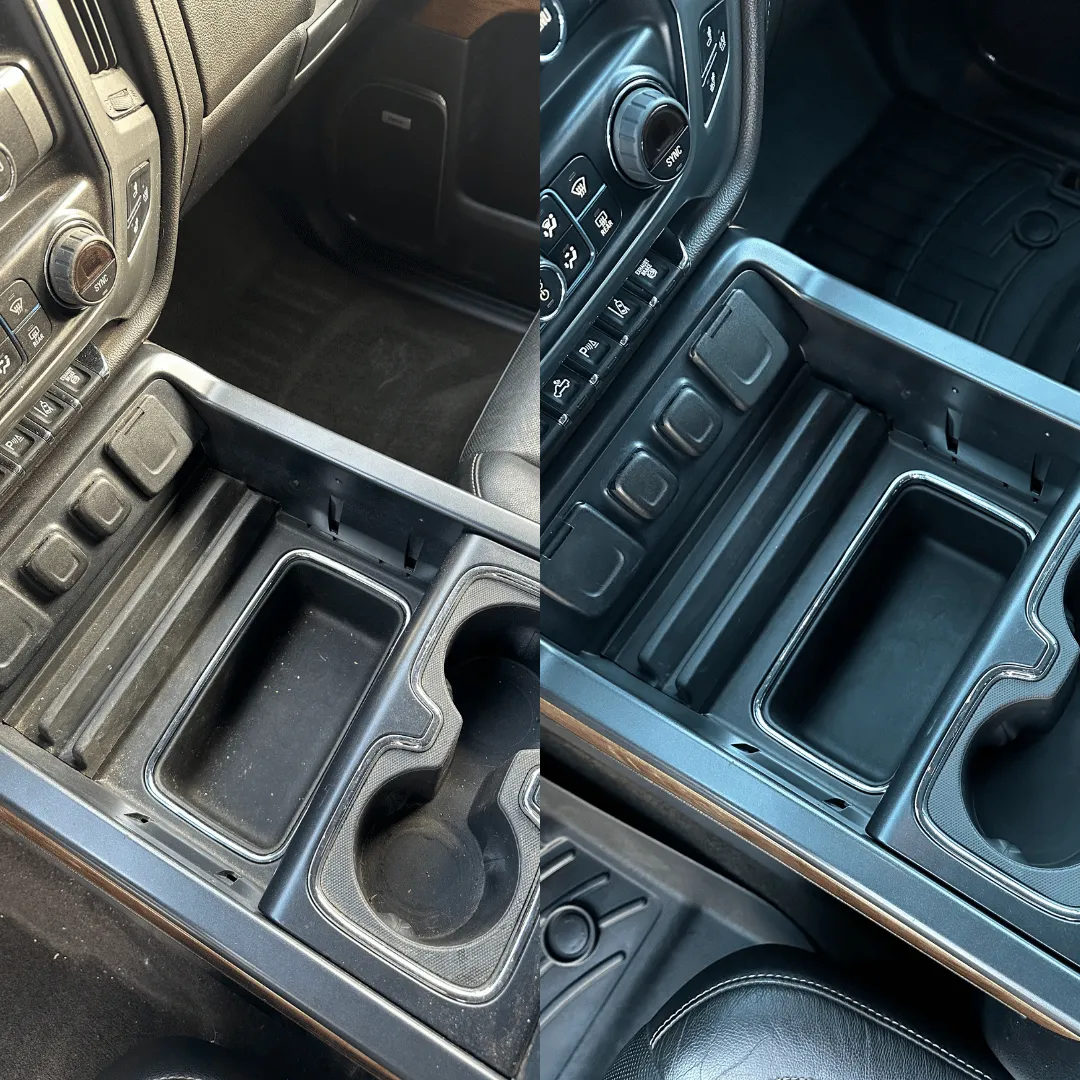 Interior auto detailing