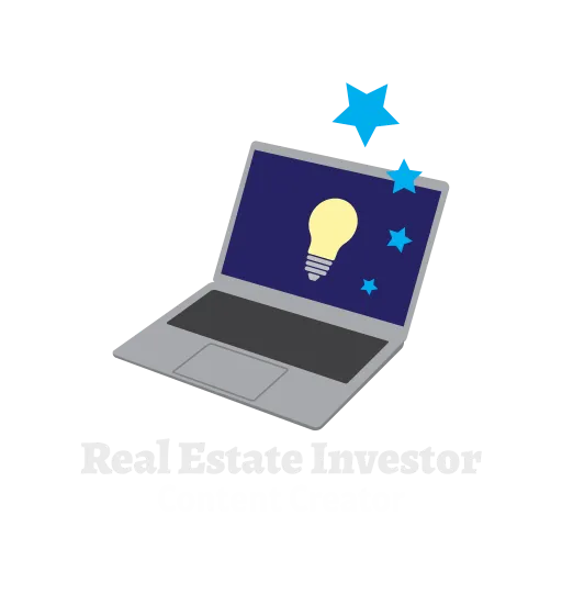 content creator stacked trans logo