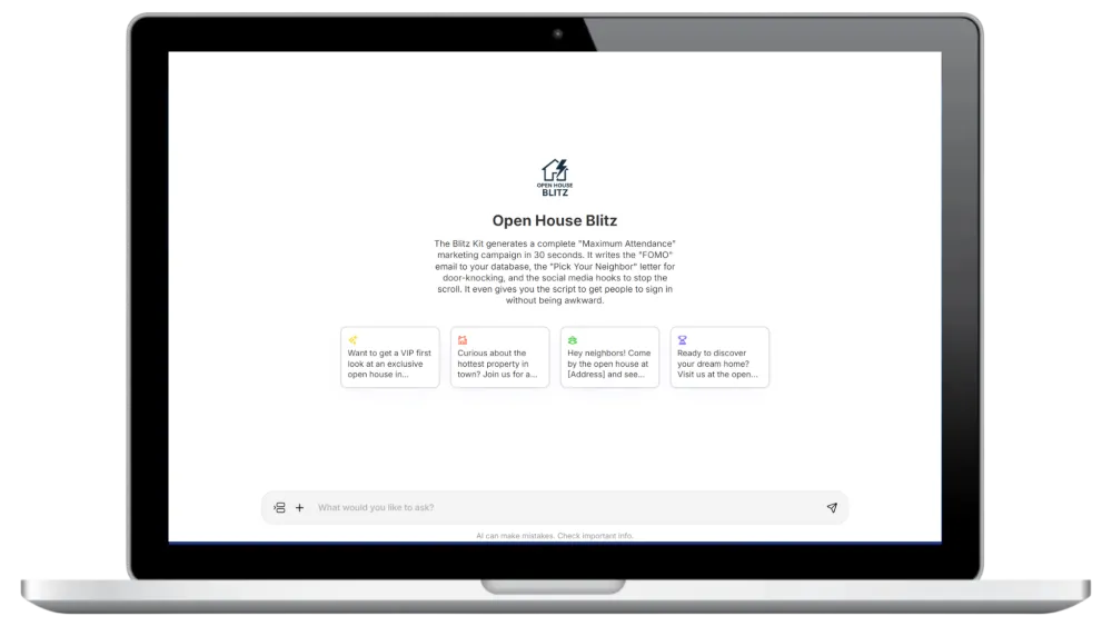 open house blitz gpt