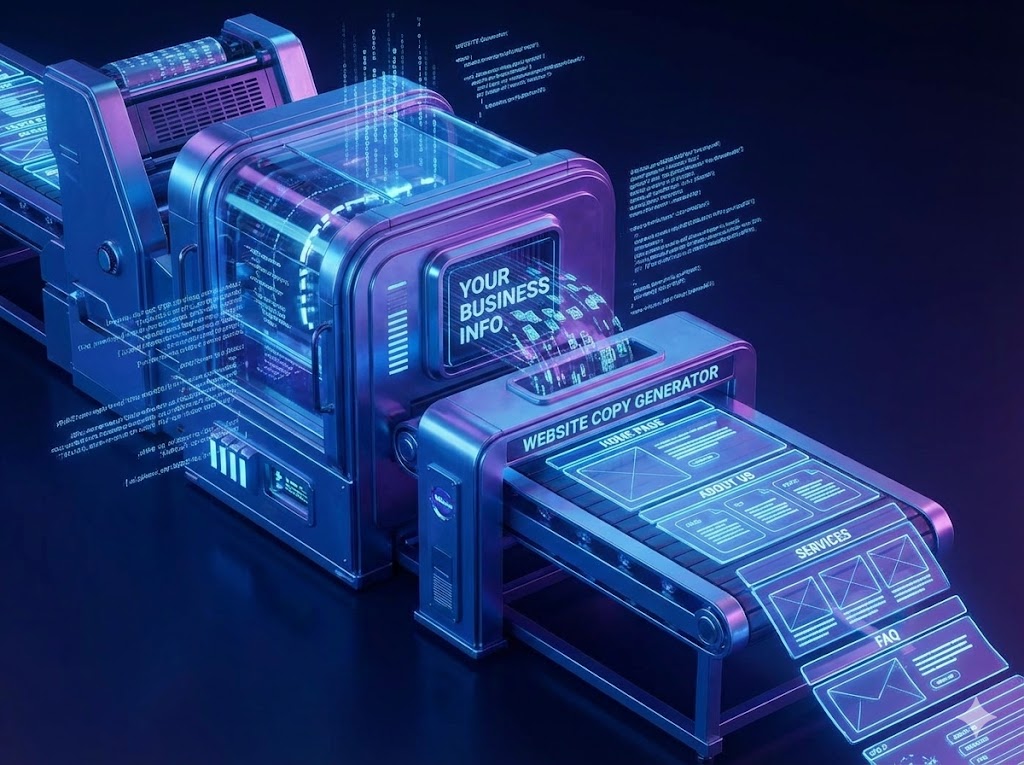 website copy generator podcast episode image