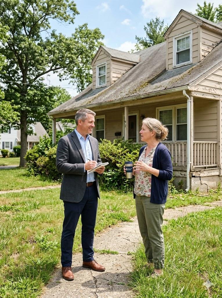 investor negotiating with homeowner