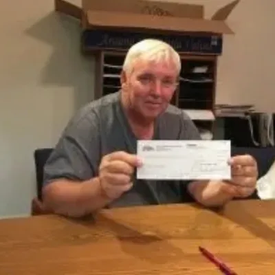 robert holding closing check