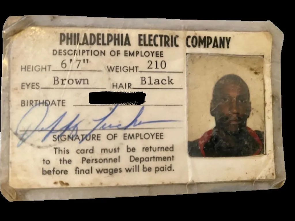 an image of Jeffs old work id trns
