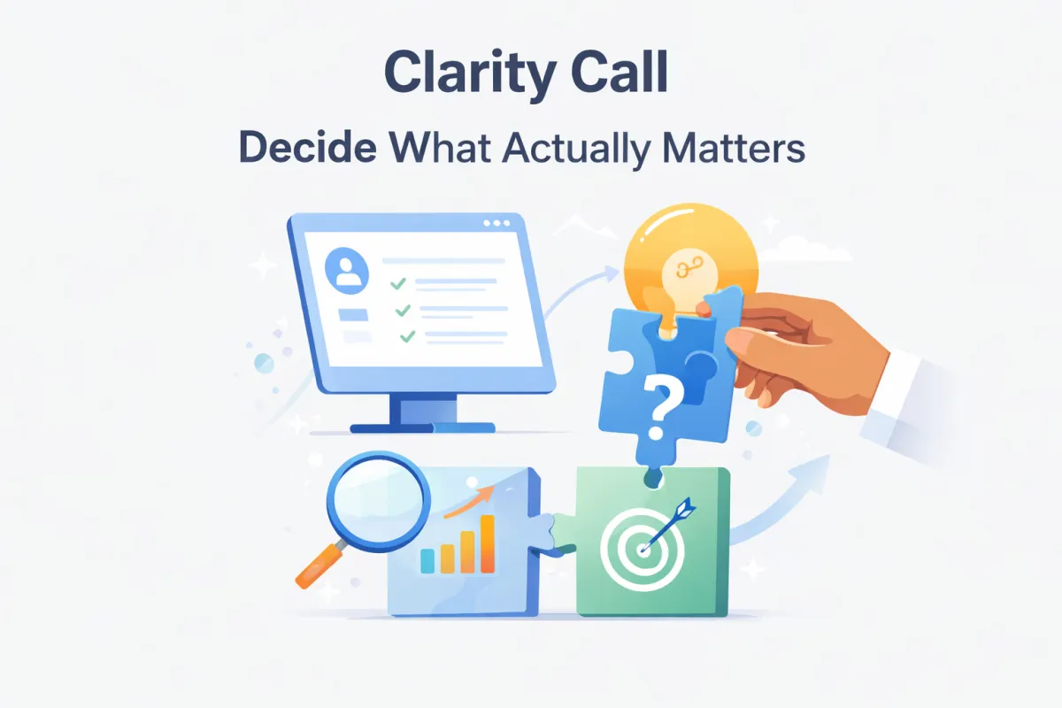 Clarity Call – Strategic Business Growth