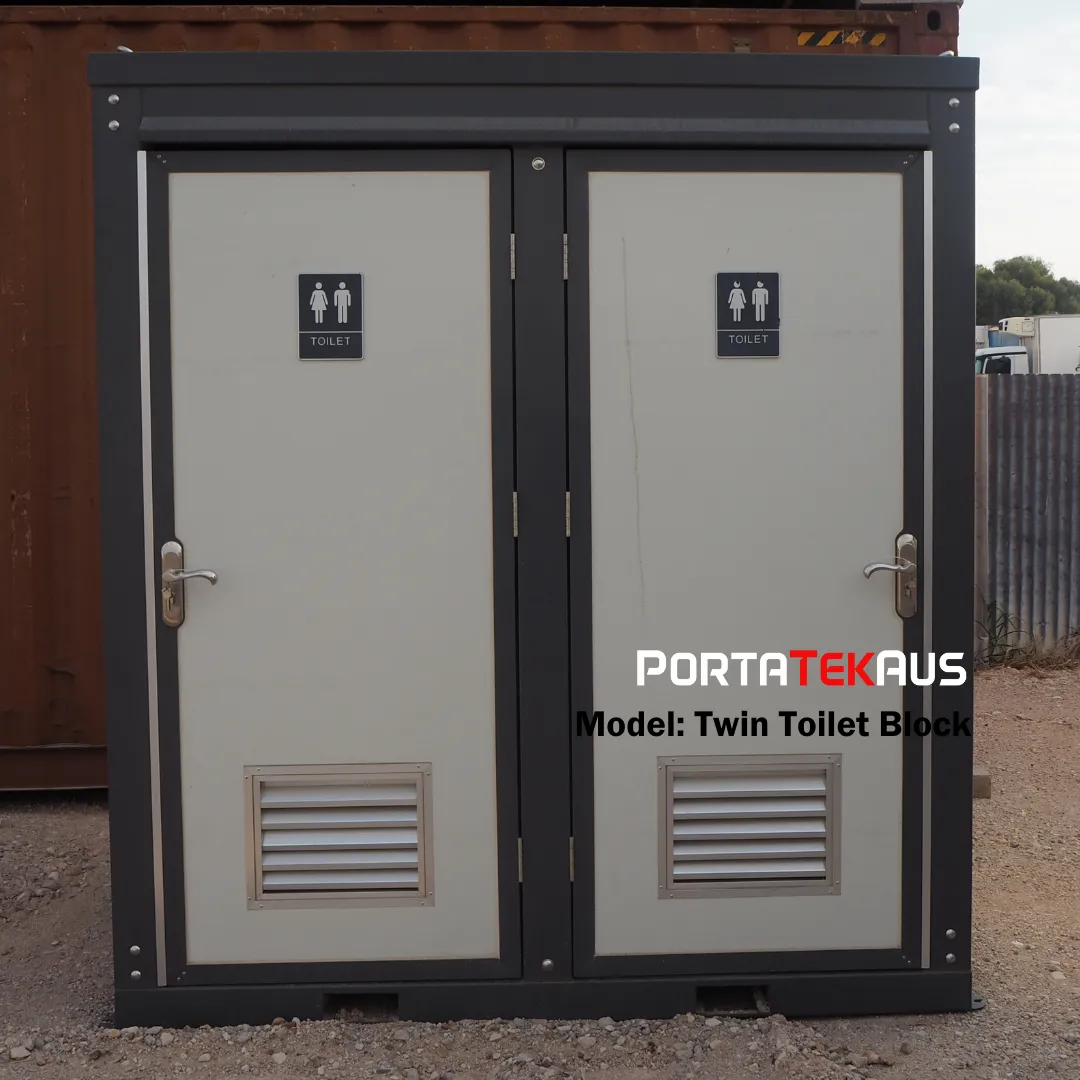 Twin Portable Toilet