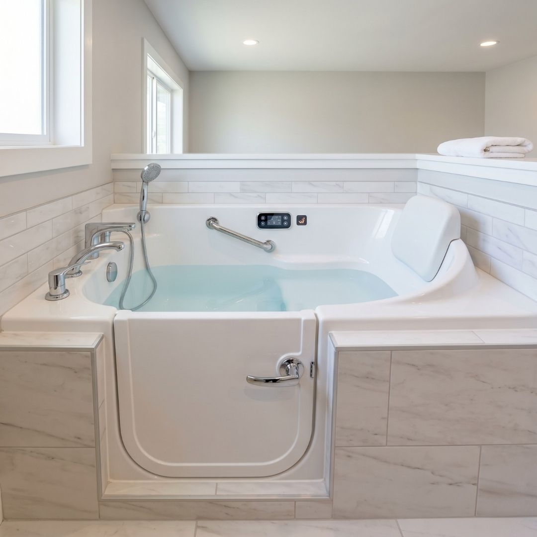 Sacramento Heated Seat Walk-In Tub Installation