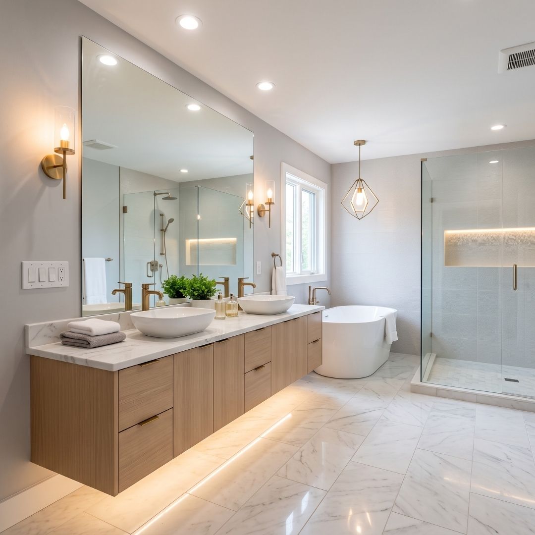 Sacramento Bathroom Electrical & Lighting Upgrades