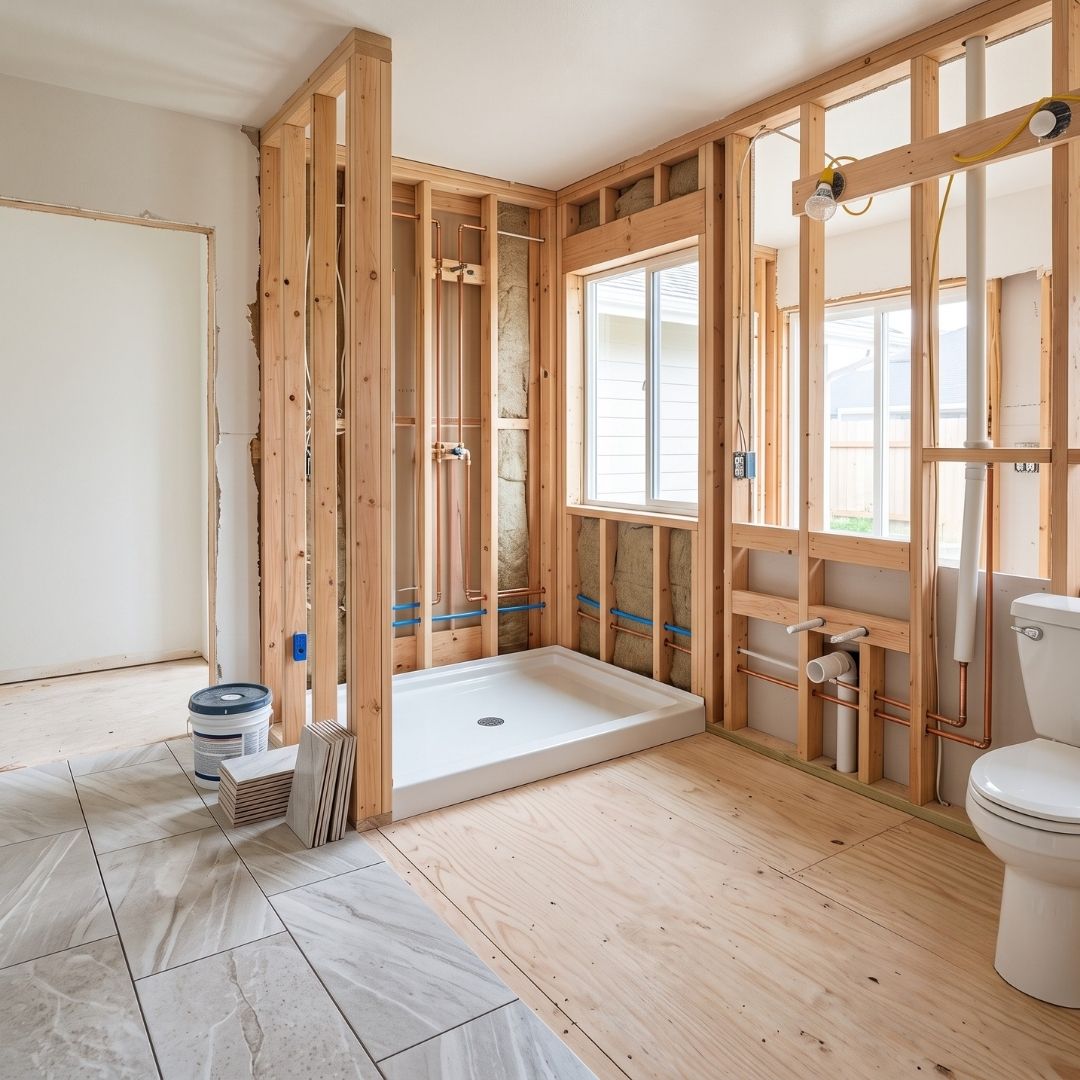 Sacramento Complete Bathroom Demolition & Reconstruction