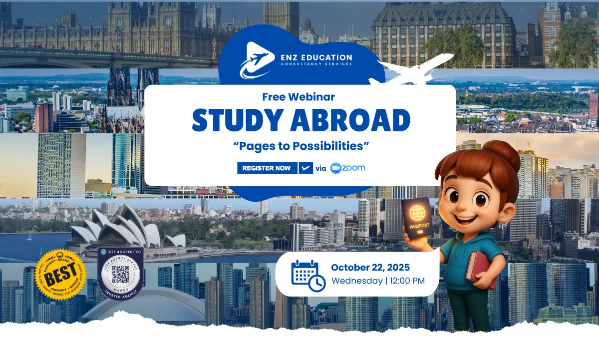 ENZ Education study abroad webinar – Pages to Possibilities