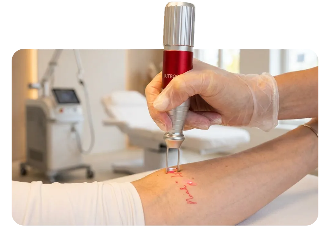 A sleek and modern living room.