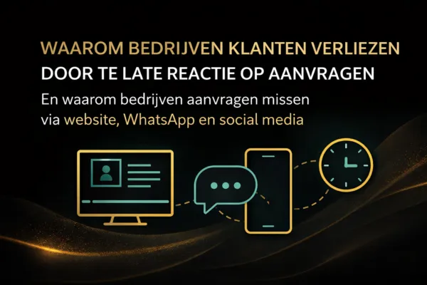 Waarom bedrijven klanten verliezen door te late reactie op aanvragen