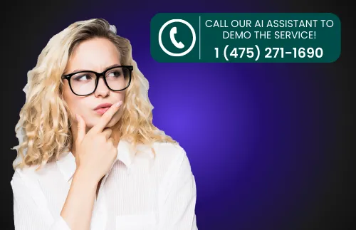 Click to call the AI assistant demo 1-475-271-1690