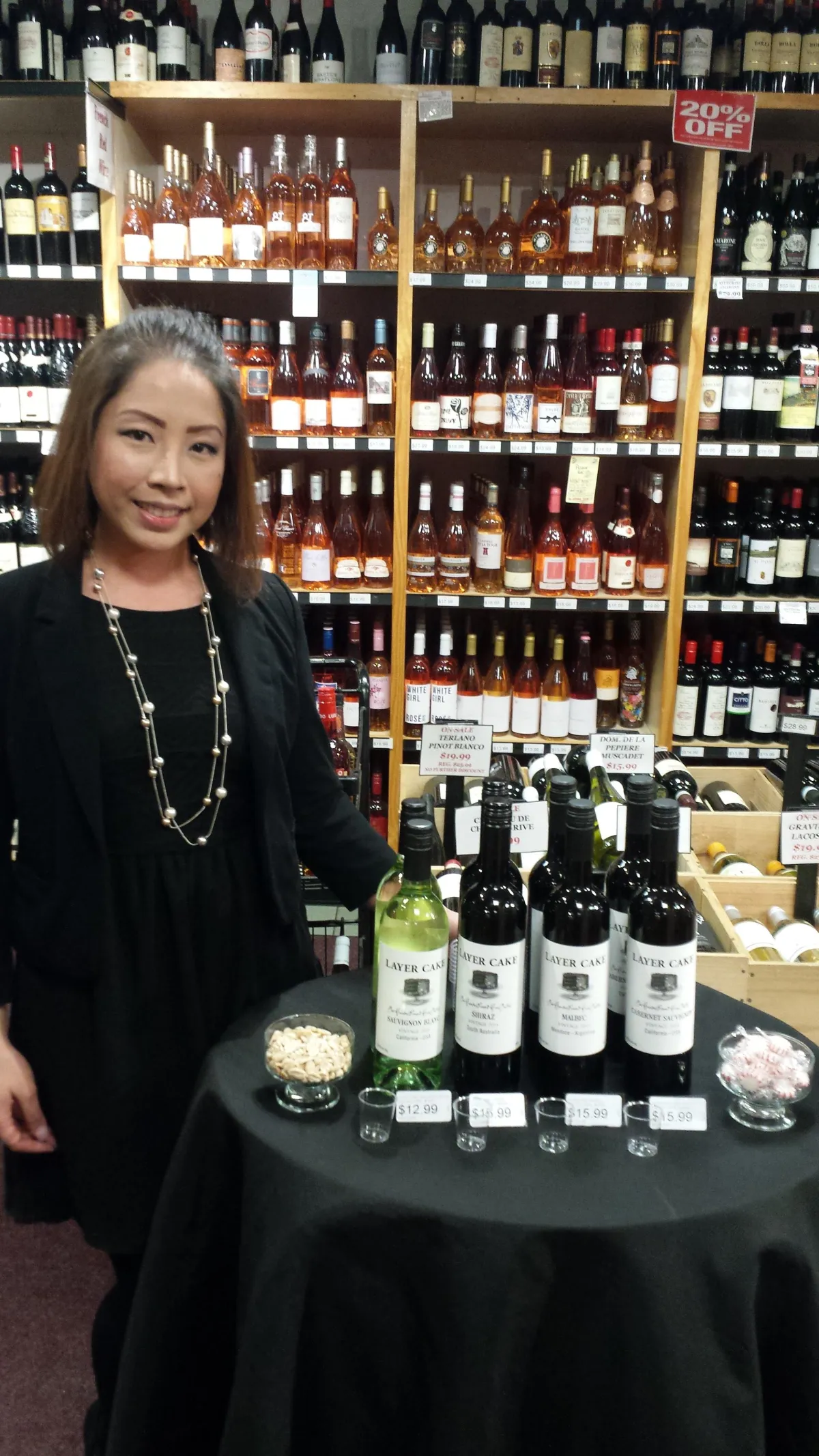 bartender serving wine