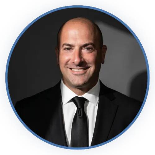 Michael Danis consulting with a senior client