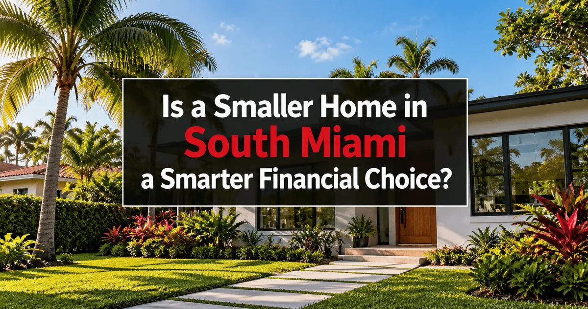 Smaller home in South Miami, Florida