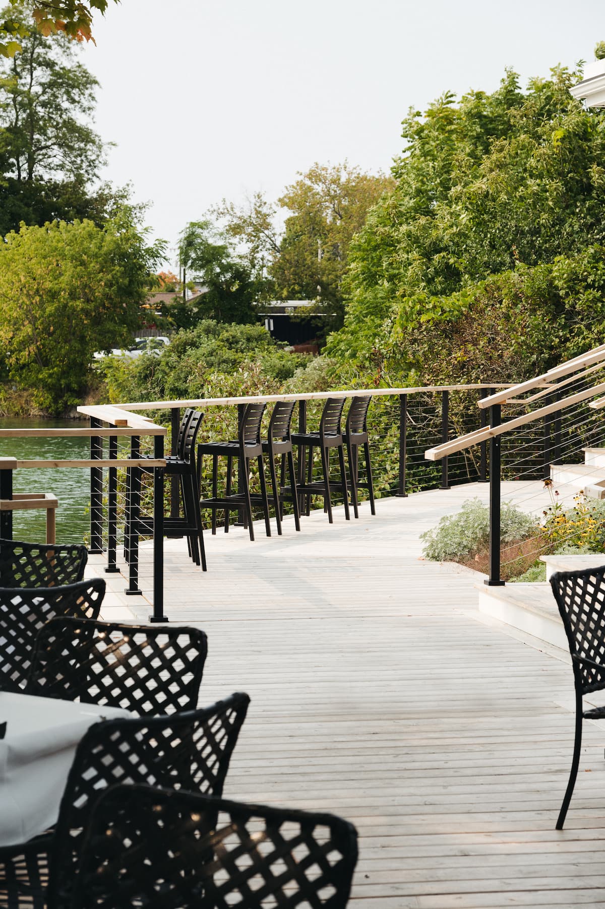 Custom-Cedar-Deck-Dock--Cable Railing-Leland-MI_0070Custom-Cedar-Deck-Dock--Cable Railing-Leland-MI