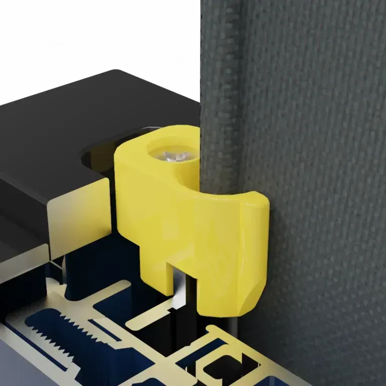 One-Track pre-feeder component preventing screen blow-outs