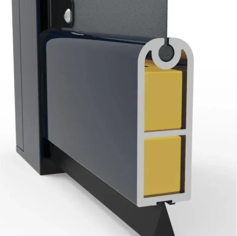 Heavy-duty One-Track weight bar for wind resistance