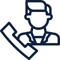 99 percent fewer service calls icon for One-Track motorized screens