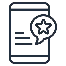 Verified review checkmark icon for 100 percent 5-star reviews