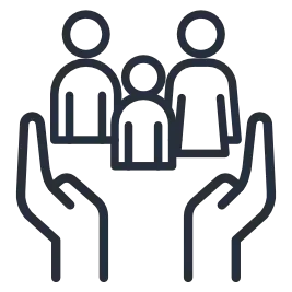 Family-owned and operated business icon