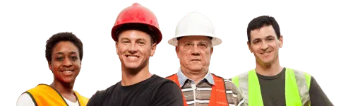 Smiling workers in uniform symbolizing CU Solutions’ trusted Denver electrical, HVAC, roofing, and solar services for residential and commercial customers