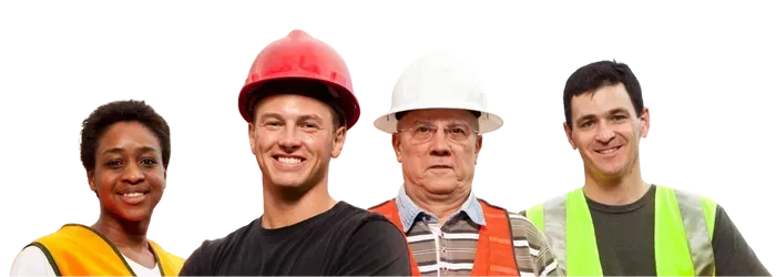 Cu Solutions team of professional electrical and HVAC technicians wearing safety gear and ready to help Denver homeowners.