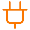 House outline icon representing Cu Solutions basement wiring and finish wiring services for Colorado homes.