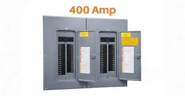 Cu Solutions 400 amp electrical panel upgrade in Denver, CO, brand-new dual main panel setup for high-demand residential power.