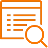 Icon showing commercial solar system inspections and performance audits by Cu Solutions