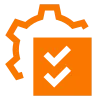 Icon representing preventive HVAC maintenance visits for furnaces, AC, and heat pumps