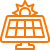 Icon for new rooftop solar panel installation by Cu Solutions in the Denver metro area