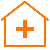 Medical and professional space remodeling icon for Denver businesses by Cu Solutions