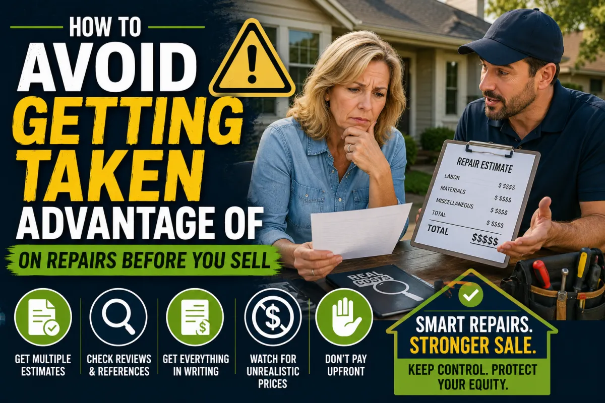 How to Avoid Getting Taken Advantage Of on Repairs Before You Sell