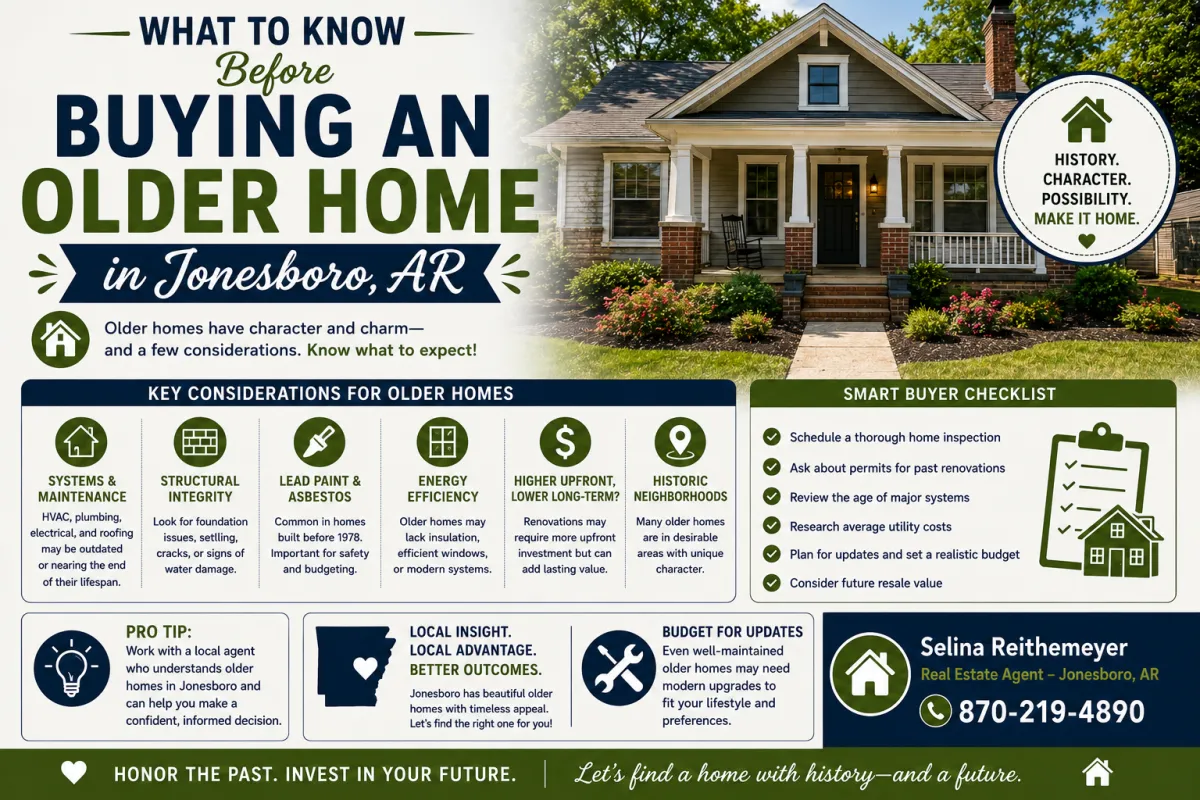 What to Know Before Buying an Older Home in Jonesboro, AR