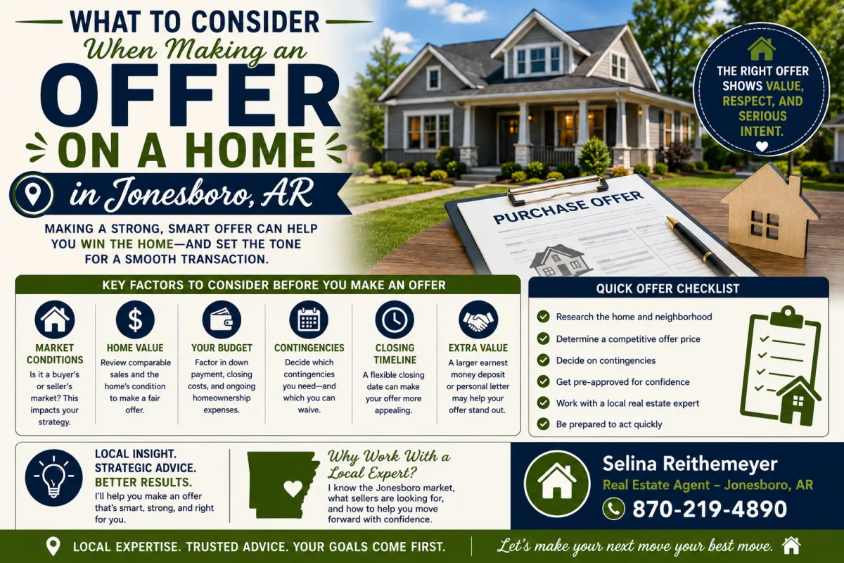 What to Consider When Making an Offer on a Home in Jonesboro, AR