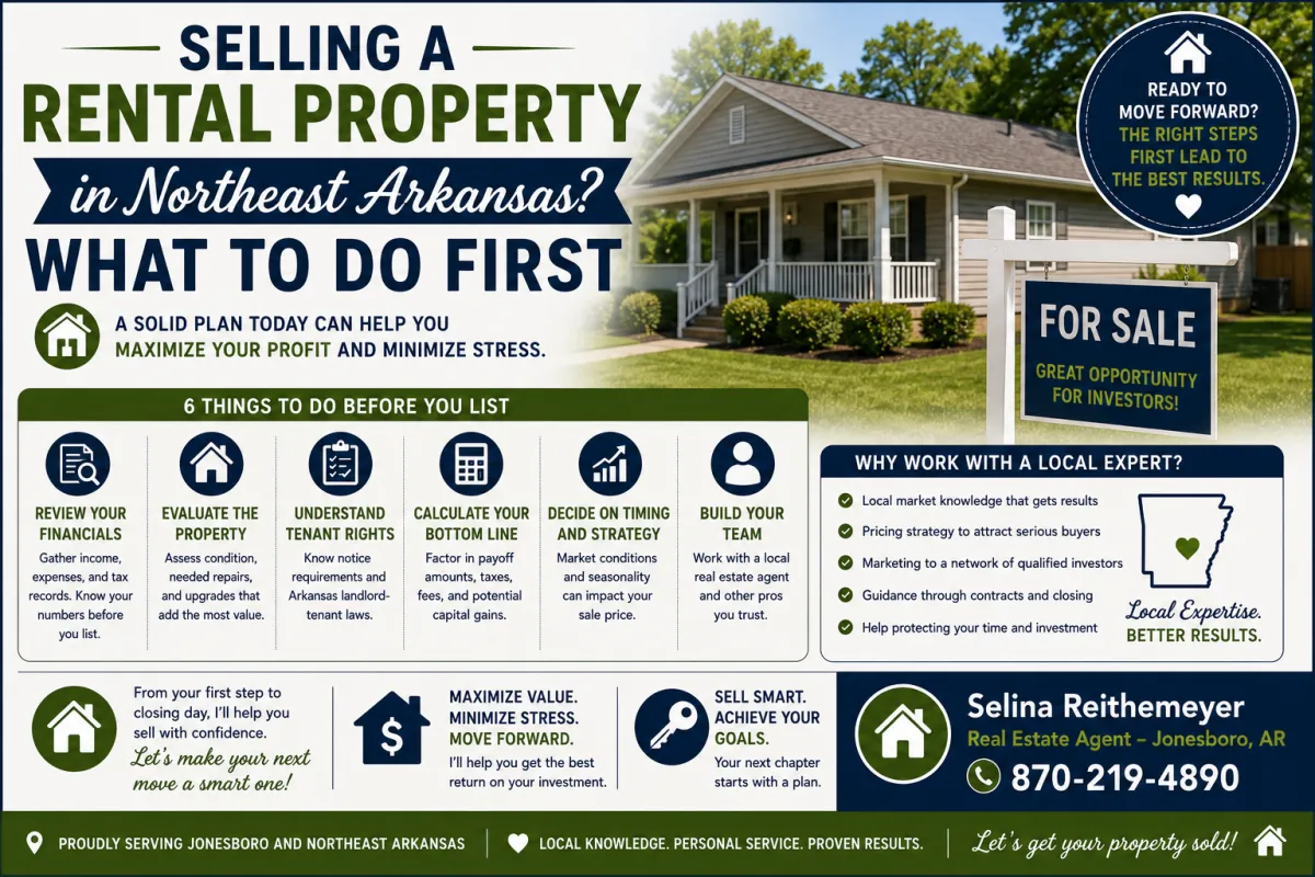 Selling a Rental Property in Northeast Arkansas? What to Do First