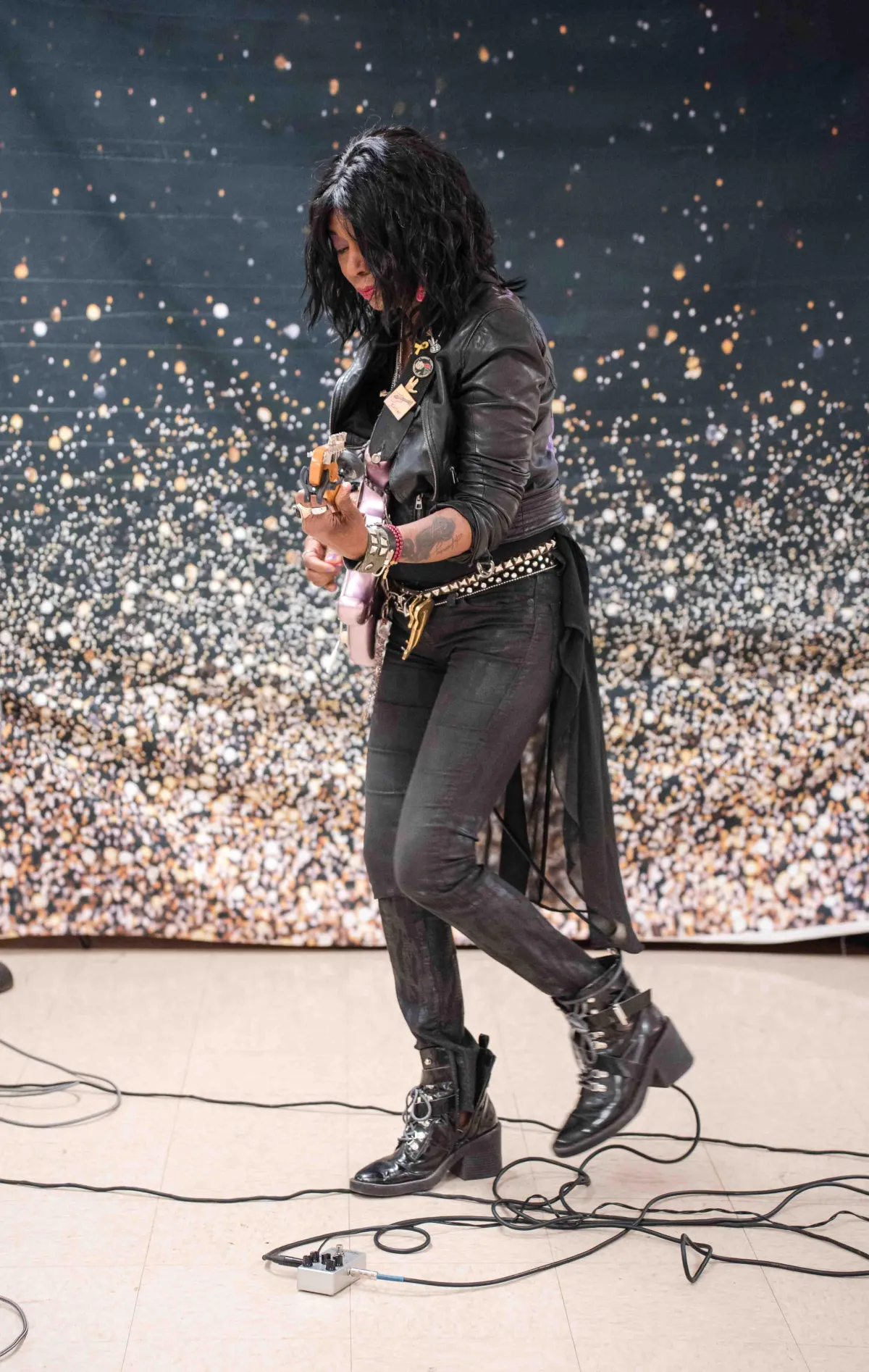 Band performing live music on stage