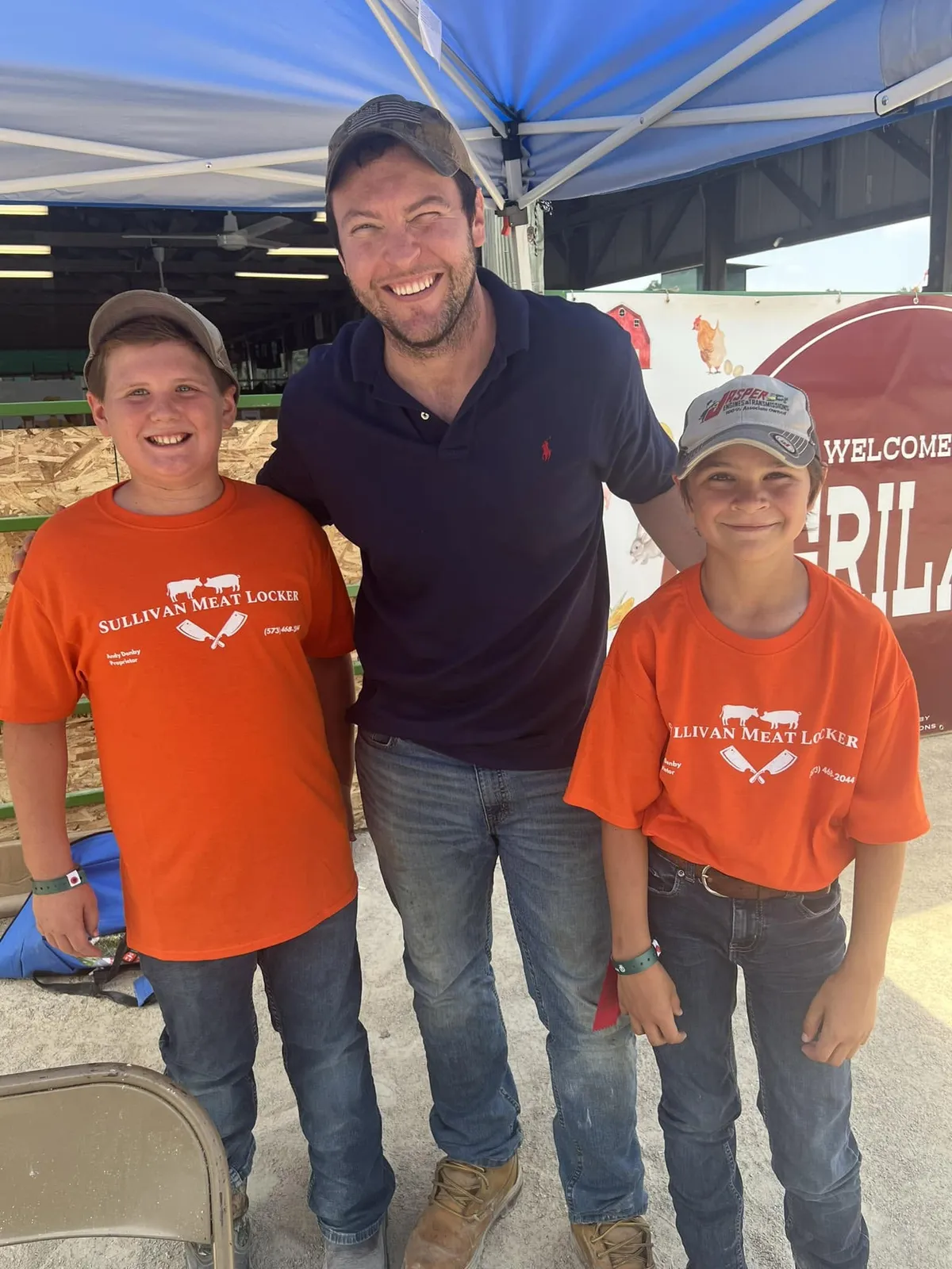 Sullivan Meat Locker owner Andy Denby supporting local youth and community agricultural programs in Sullivan, Missouri.
