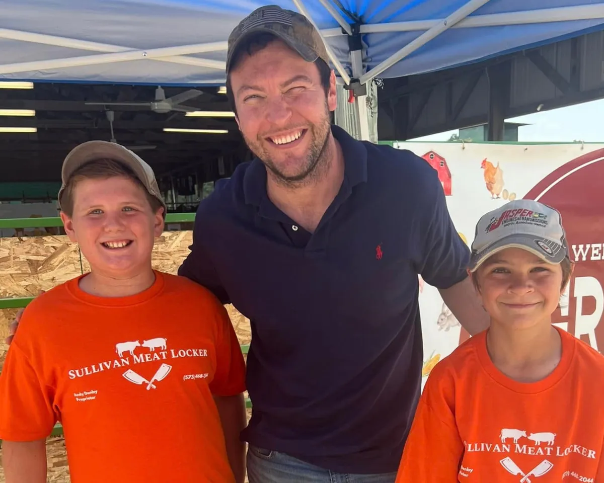 Sullivan Meat Locker owner Andy Denby supporting local youth and community agricultural programs in Sullivan, Missouri.