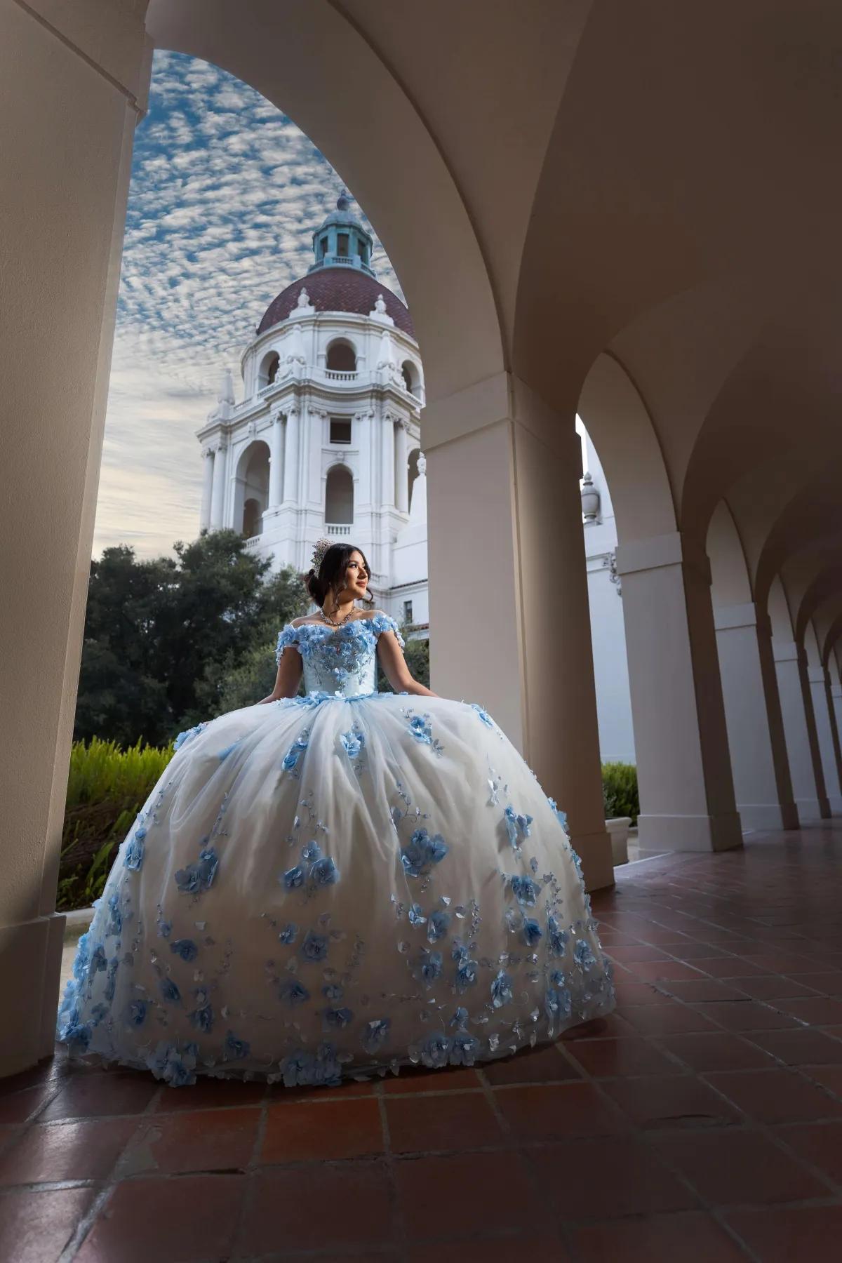 Luxury quinceañera venue in Orange County decorated for celebration