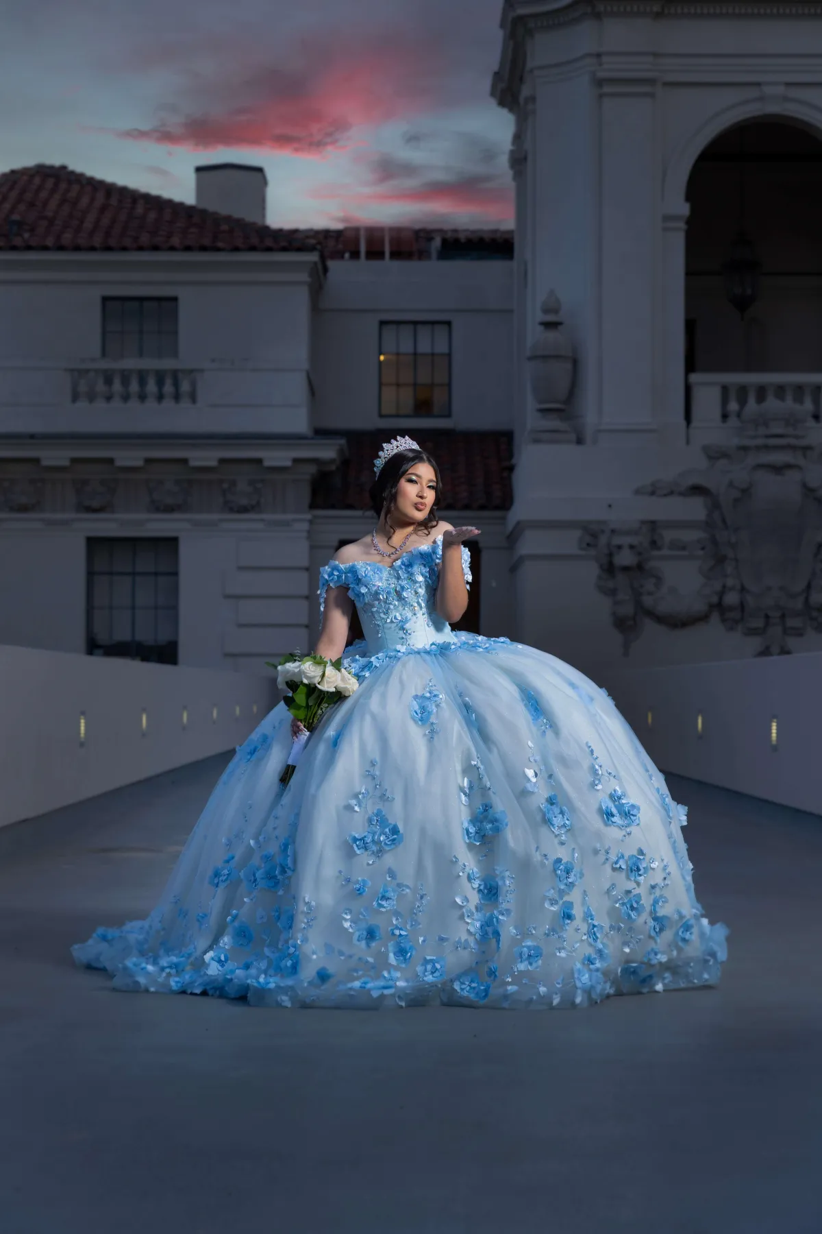 Quinceañera formal portrait in Orange County