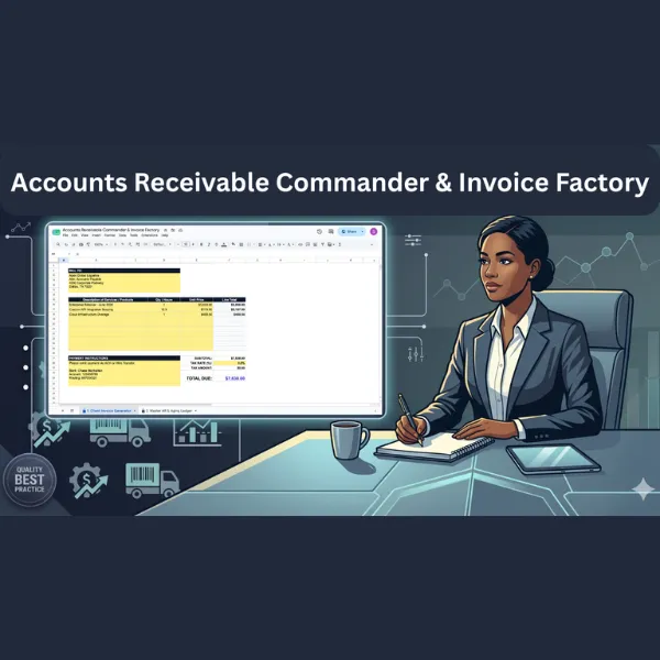 Accounts Receivable Commander & Invoice Factory - Google Sheet