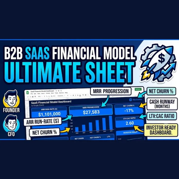 B2B SaaS Financial Model - Google Sheet