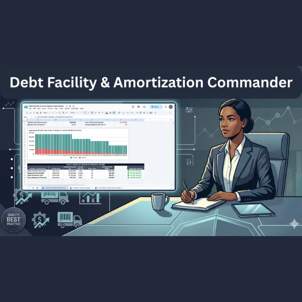 Debt Facility & Amortization Commander - Google Sheet